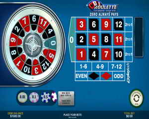 Mini Roulette  -  Playtech